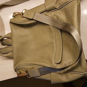 Madison West "Heather" Convertable Leather Backpack NWOT